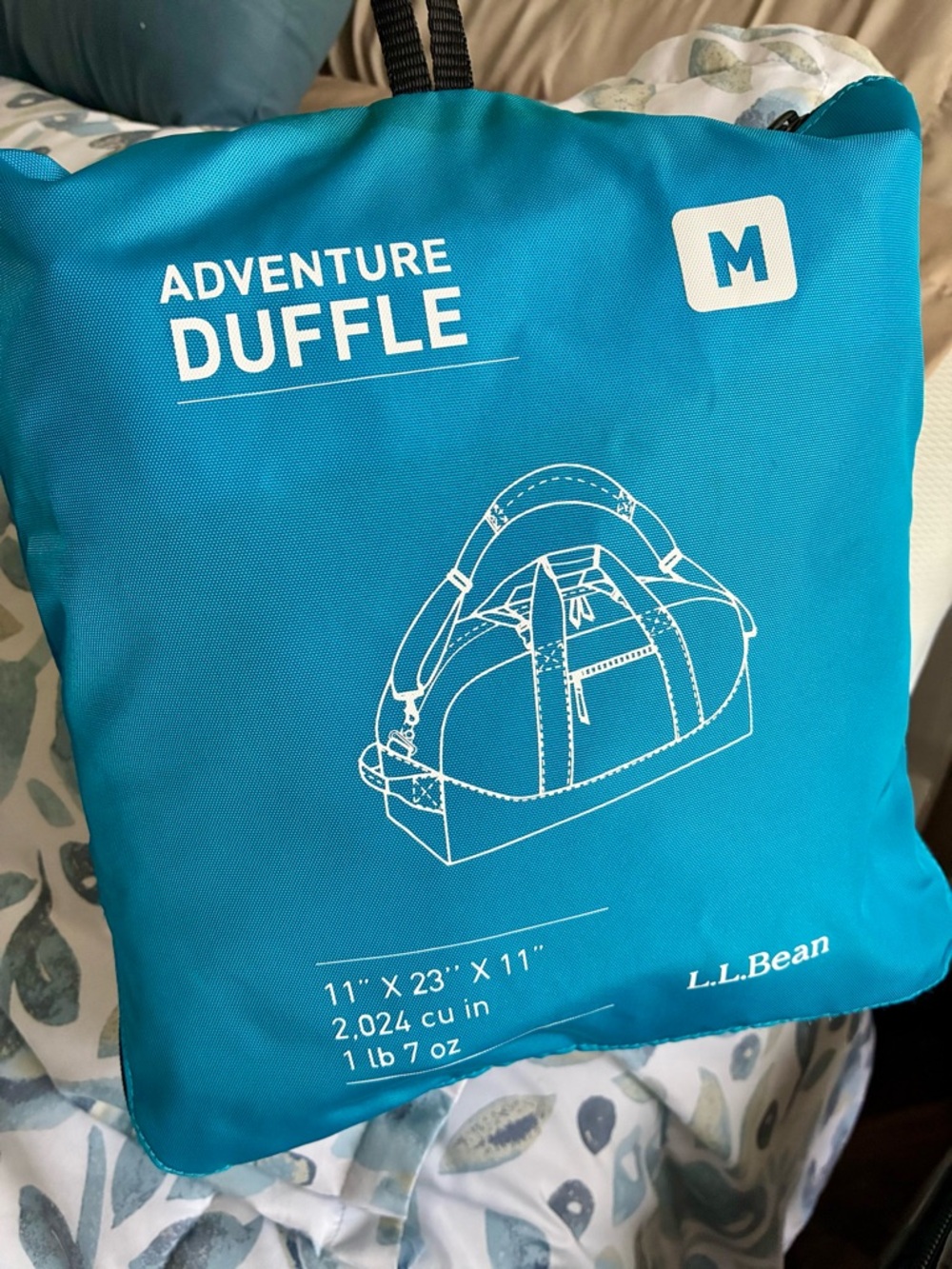 L.L. Bean Adventure Duffel with Stuff Sack - Medium - Blue - Picture 12 of 12